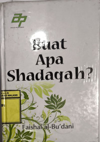 Image of Buat Apa Shadaqah ?