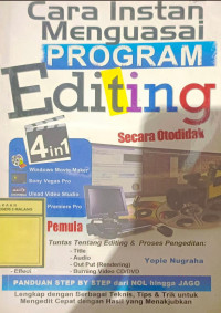 Image of Cara Instant Menguasai Program Video Editing