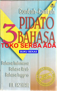 Contoh-Contoh Pidato 3 Bahasa : Indonesia-Arab-Inggris