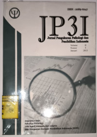 JP3I Jurnal Pengukuran Psikologi dan Pendidikan Nasional