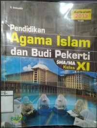 Image of Pendidikan Budi Pekerti SMA/MA Kelas XI K-13