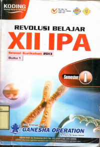 Revolusi Belajar XII IPA Kurikulum 2013 semester 1