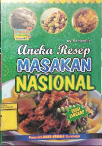 Image of Aneka Resep Masakan Nasional