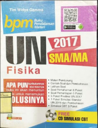 Image of BPM UN 2017 SMA/ MA Fisika