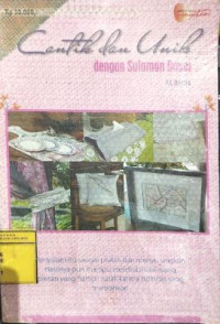 Image of Cantik dan Unik Dengan Sulaman Dasar