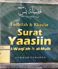 Image of Fadhilah dan Khasiat Surat Yasin, Al Waqiah dan Al Mulk