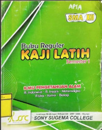 Image of Kaji Latih Smt I IPA SMA Kelas XII