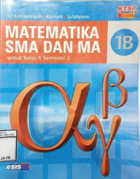 Image of MATEMATIKA SMA DAN MA UNTUK KELAS X SEMESTER 2
