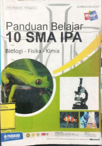Image of Panduan Belajar 10 SMA IPA Biologi/Fisika/Kimia K- 13