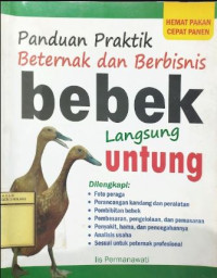 Image of Panduan Praktik Beternak dan Berbisnis Bebek Langsung Untung