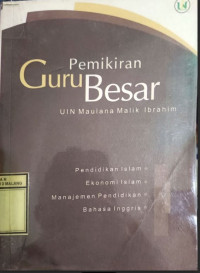 Pemikiran Guru Besar UIN MALIKI