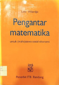 Image of Pengantar Matematika